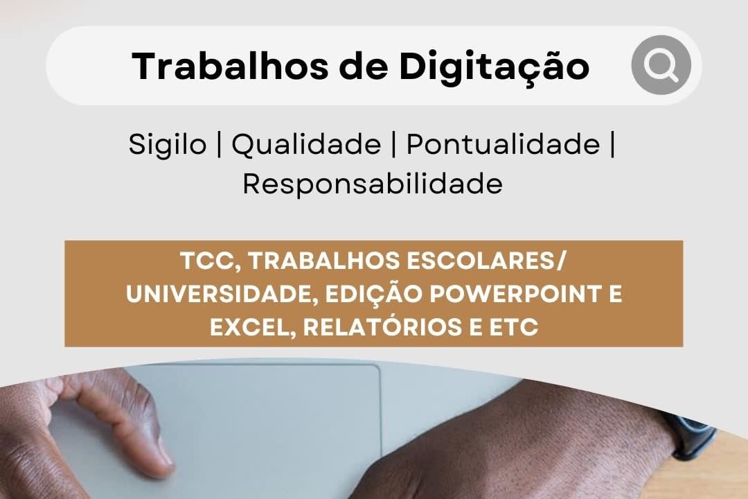 Portfolio for Digitação e Tradução de texto