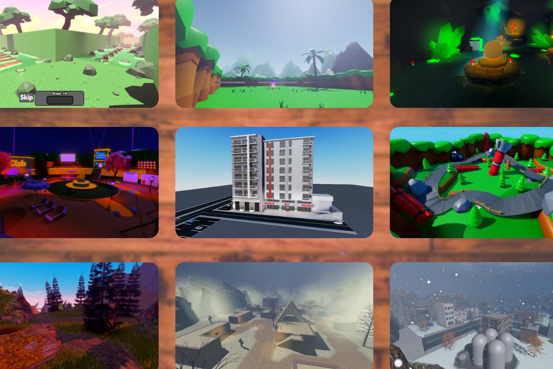 Portfolio for Build you roblox map.