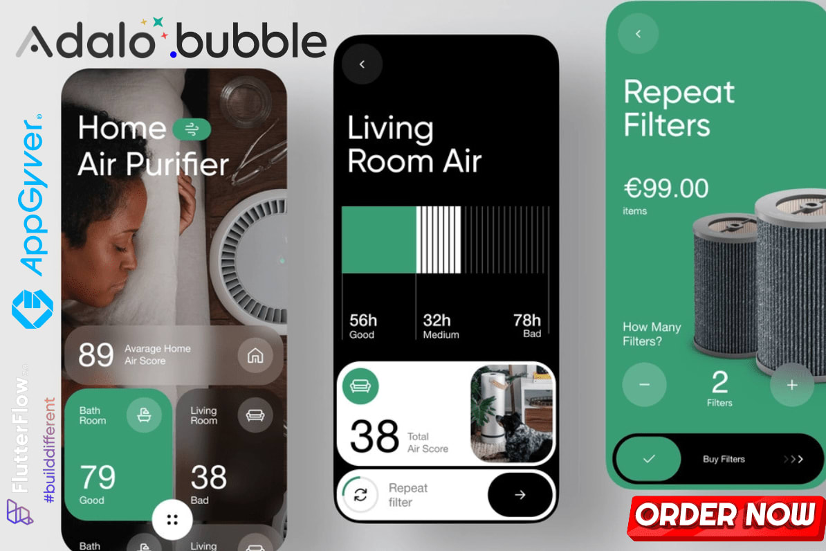 Portfolio for Bubble Nocode Mobile App Developer Adalo