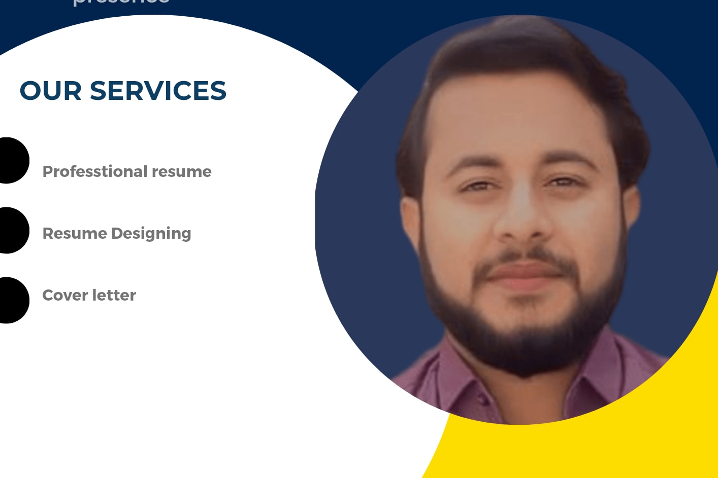 Portfolio for Resume writing