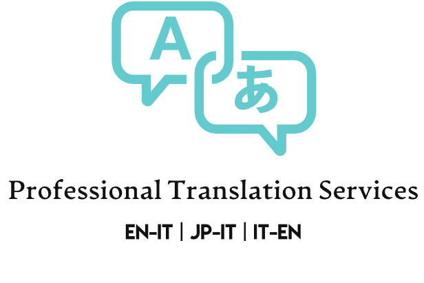 Portfolio for Translation EN-IT, JP-IT, IT-EN