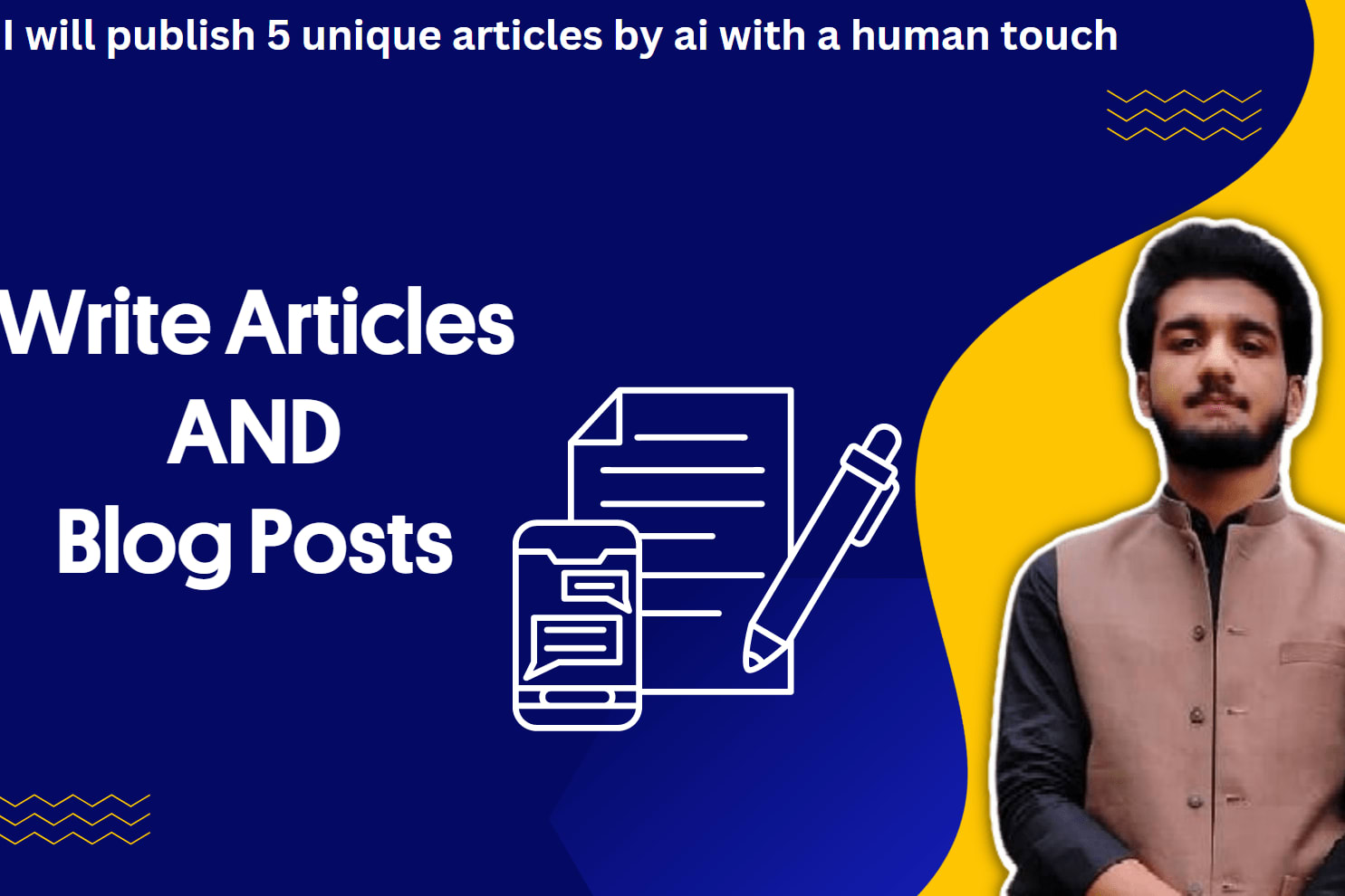 Portfolio for Articles  by Ai with human touch