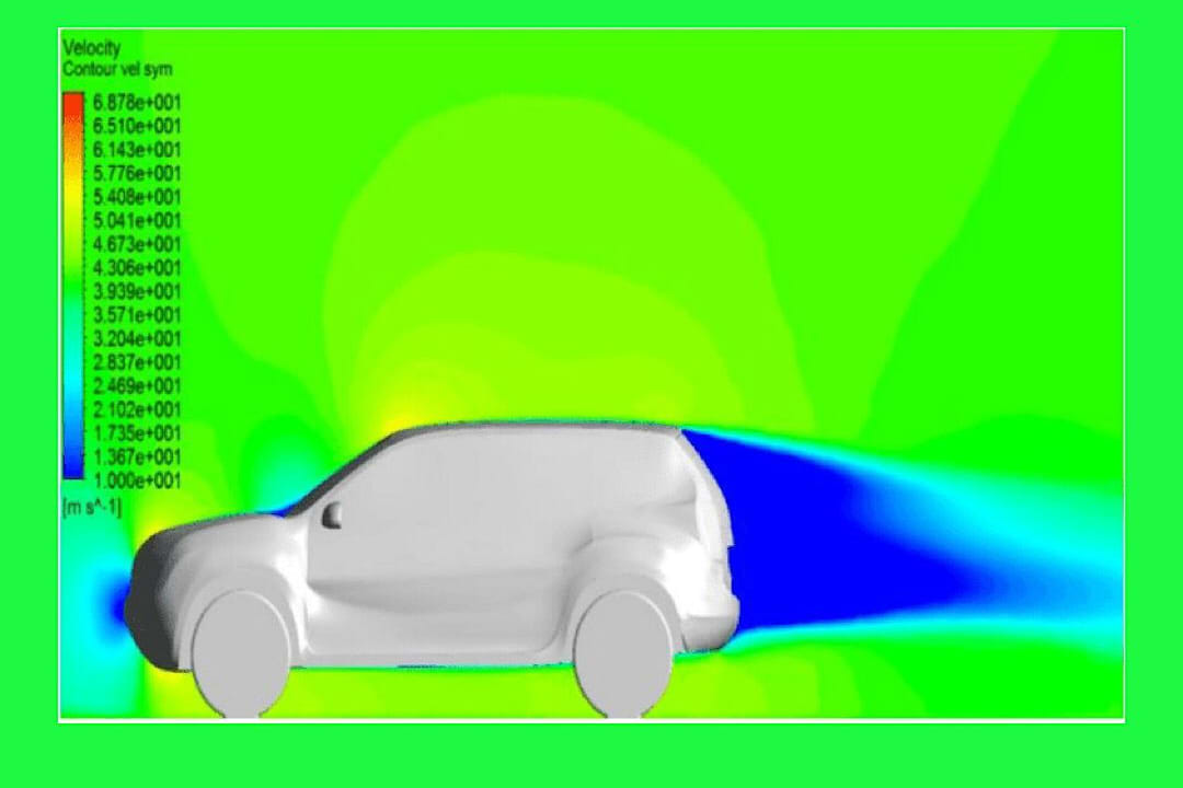 Portfolio for aerodynamic analysis on cars