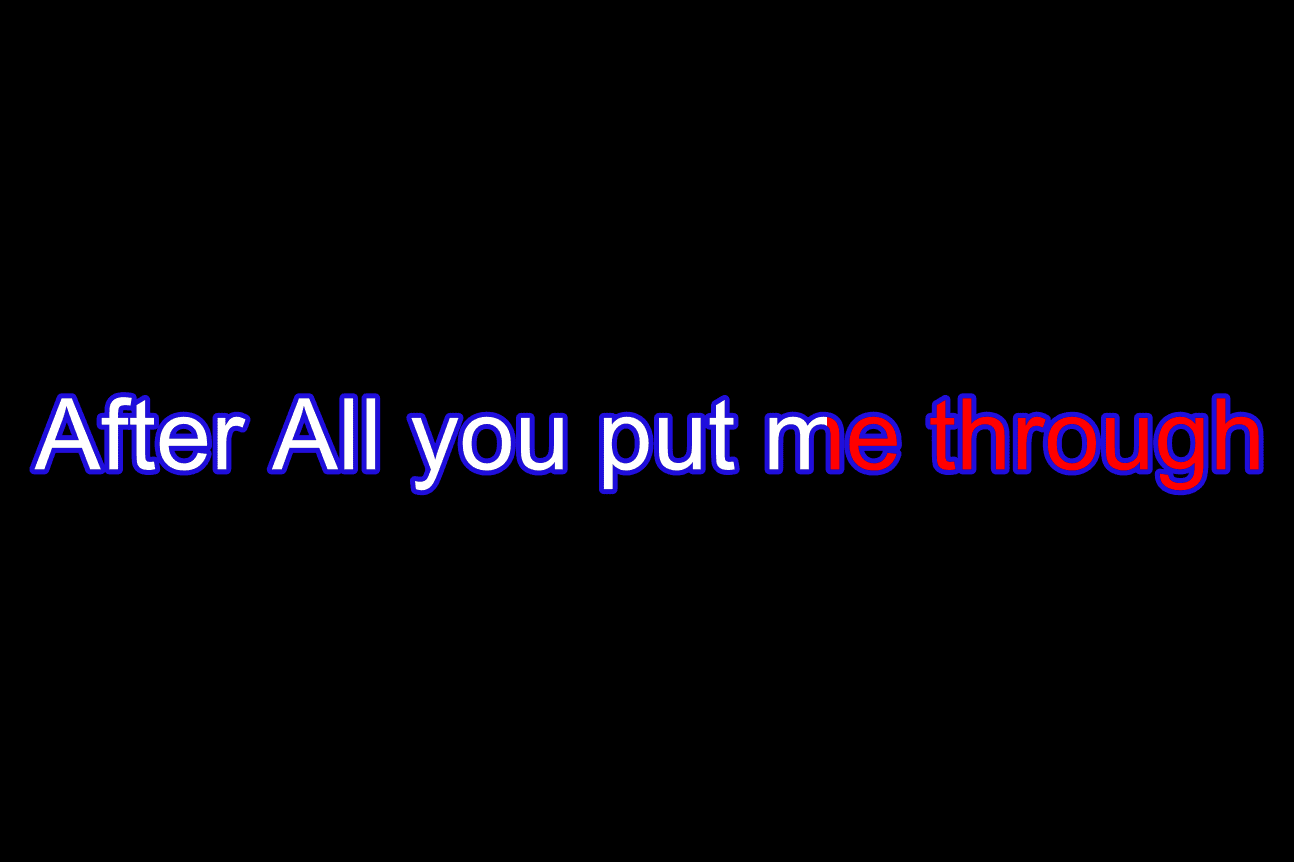 Portfolio for I will make a lyric video