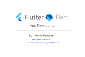 Portfolio for Flutter developer