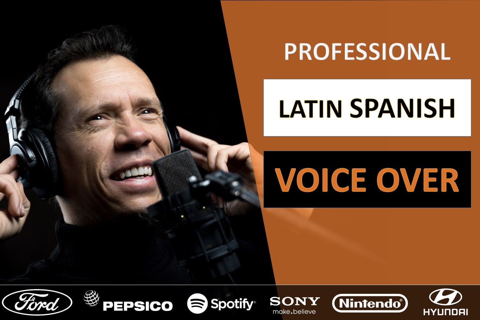 Portfolio for Professional Latin Spanish Voice Over