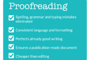 Portfolio for Proofreading & Editing