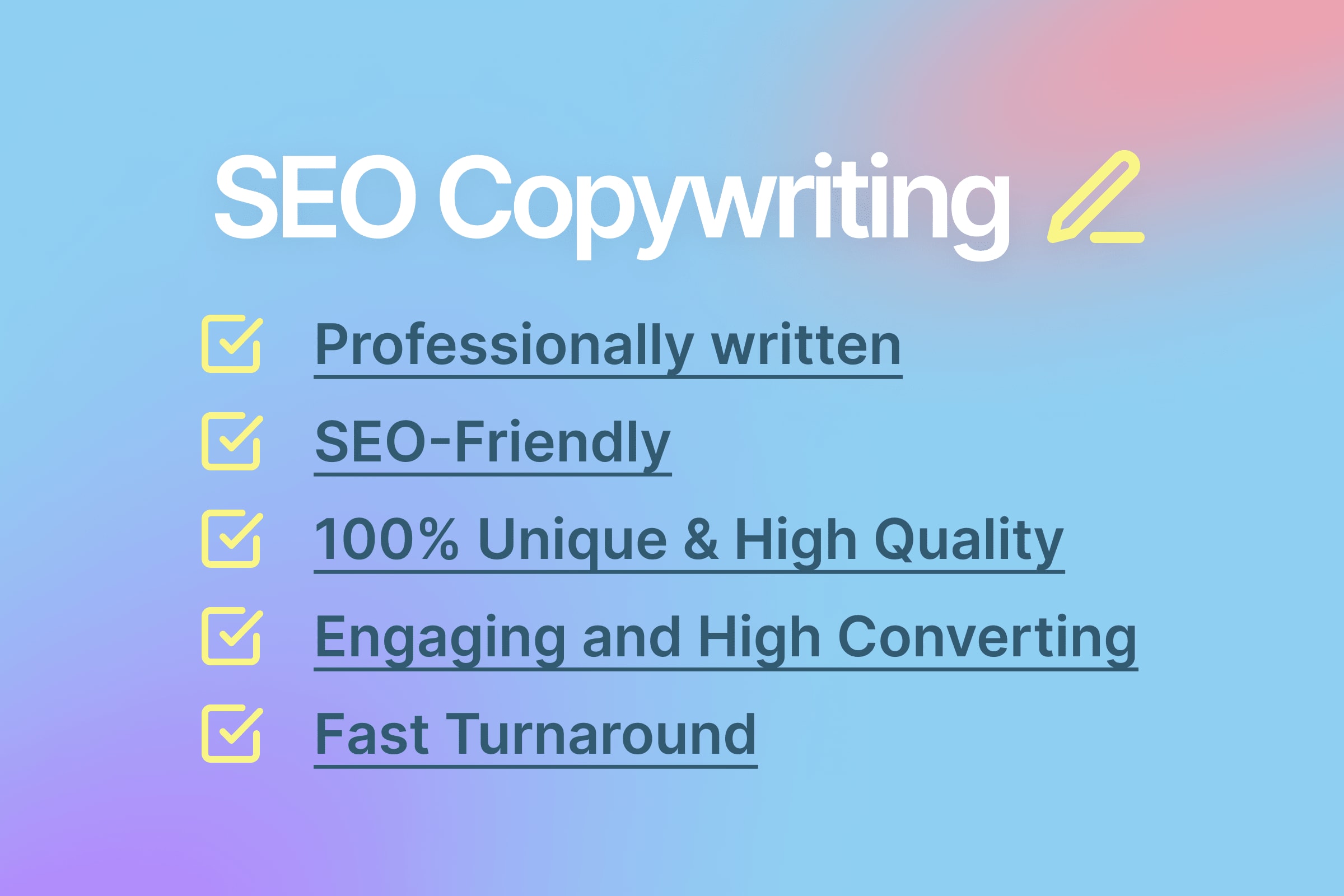 Portfolio for SEO Copywriting | Blog Writing