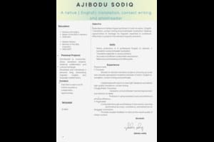 Portfolio for translation | proofreader |Writing