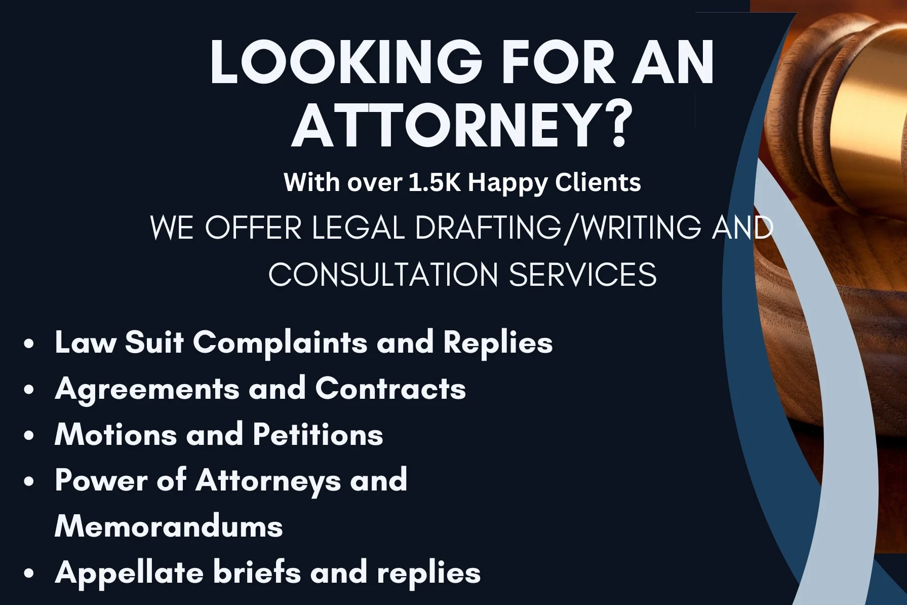 Portfolio for Legal consulting