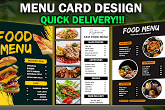 Portfolio for Menu Design
