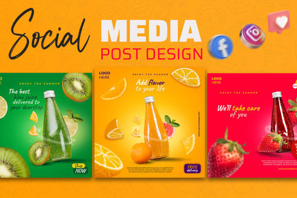 Portfolio for Social Poster Banner Designer