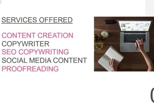 Portfolio for Copy Writing