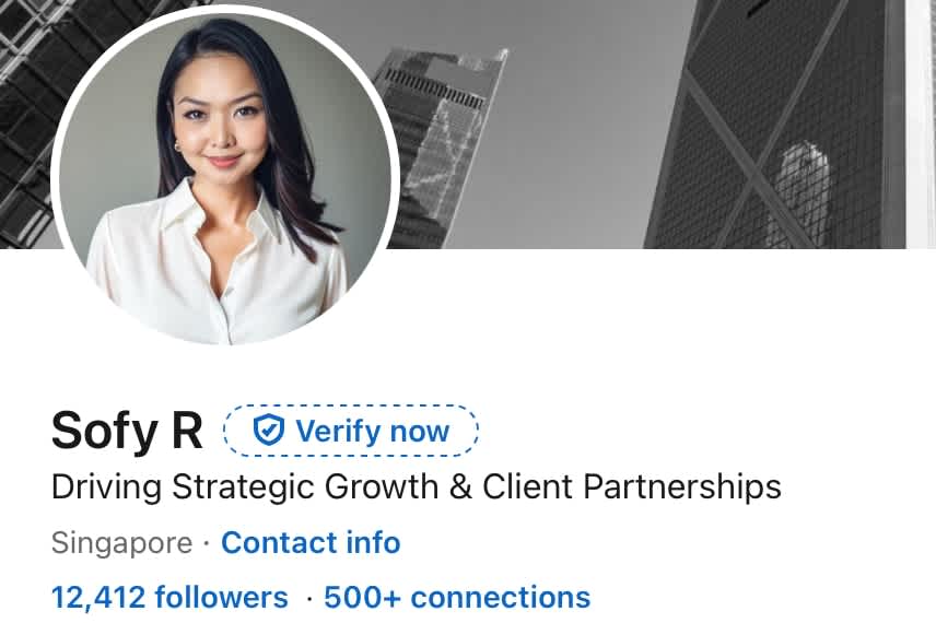 Portfolio for Business Development Specialist in SG
