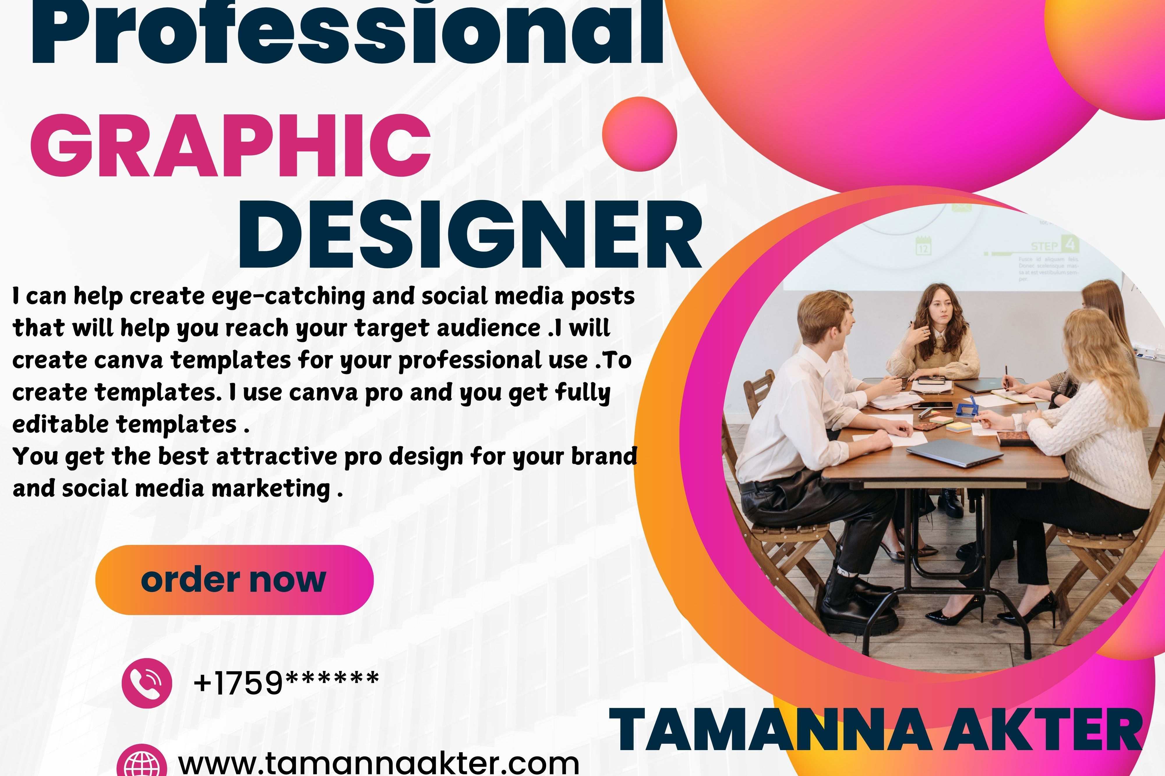 Portfolio for I will be your expert graphic designer