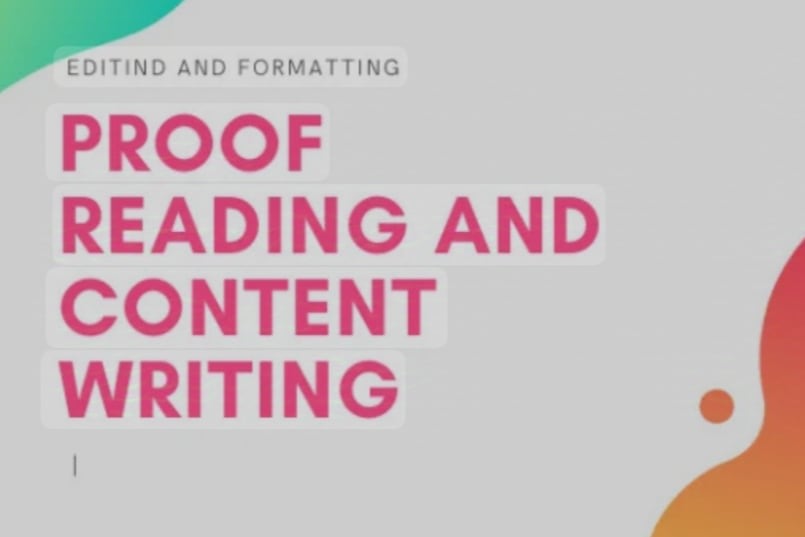 Portfolio for Proofreading, content & copy writing