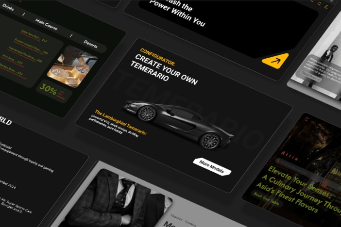 Portfolio for UI UX designer for web and applications.