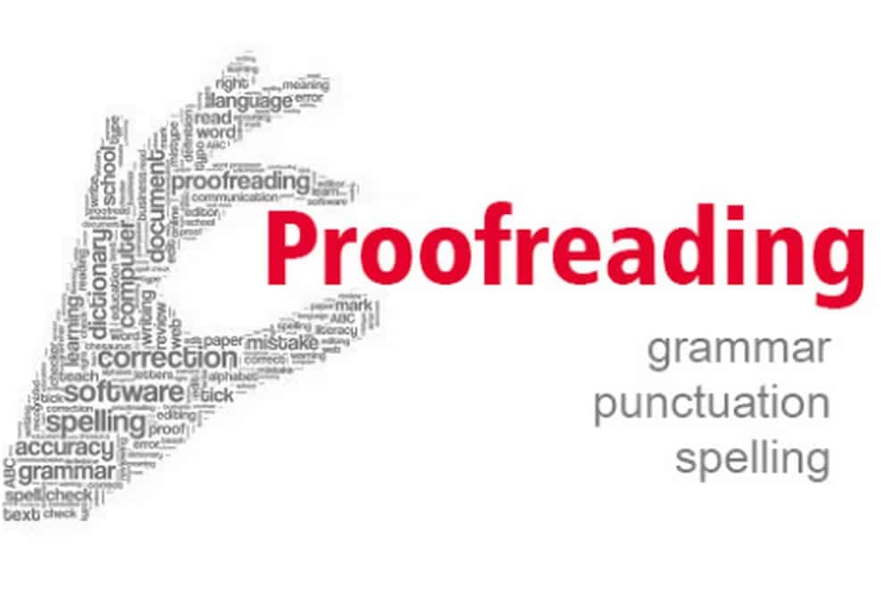 Portfolio for Proofreading