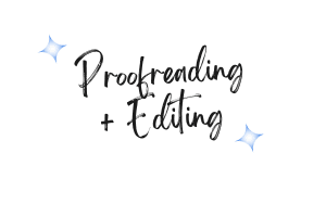 Portfolio for Editing + Proofreading