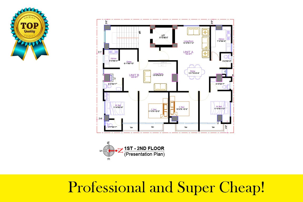 Portfolio for Floor plan drafting Real Estate Agent
