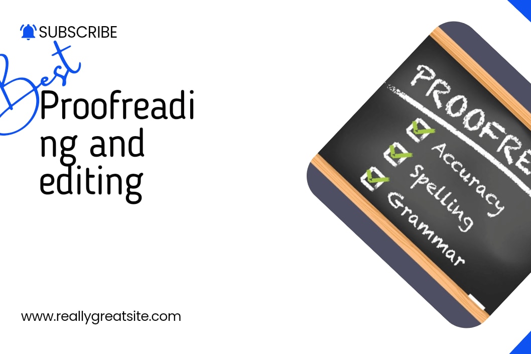 Portfolio for Proofreading & editing