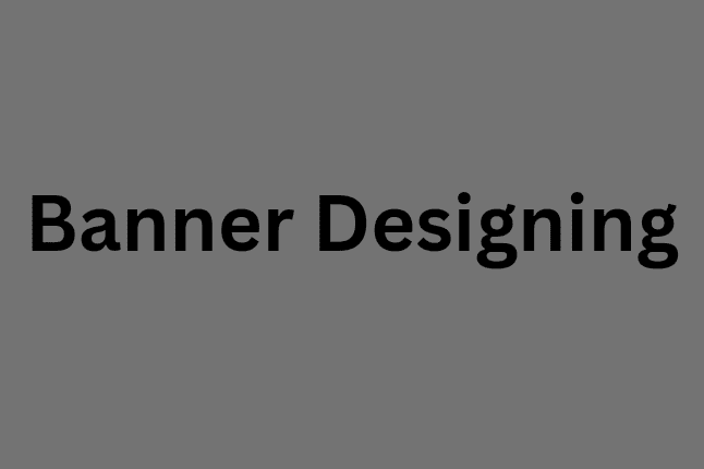 Portfolio for Banner Designing