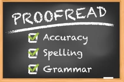 Portfolio for Proofreading