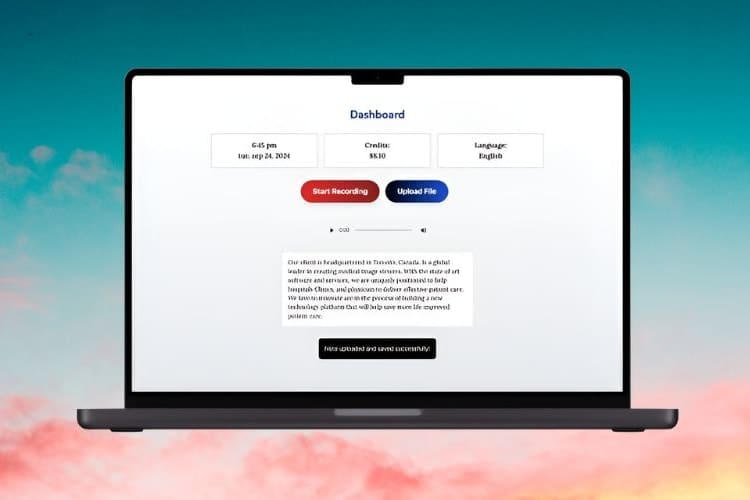 Portfolio for Web App Development