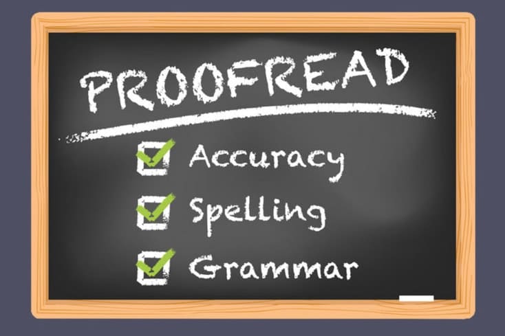 Portfolio for Proofreading and editing