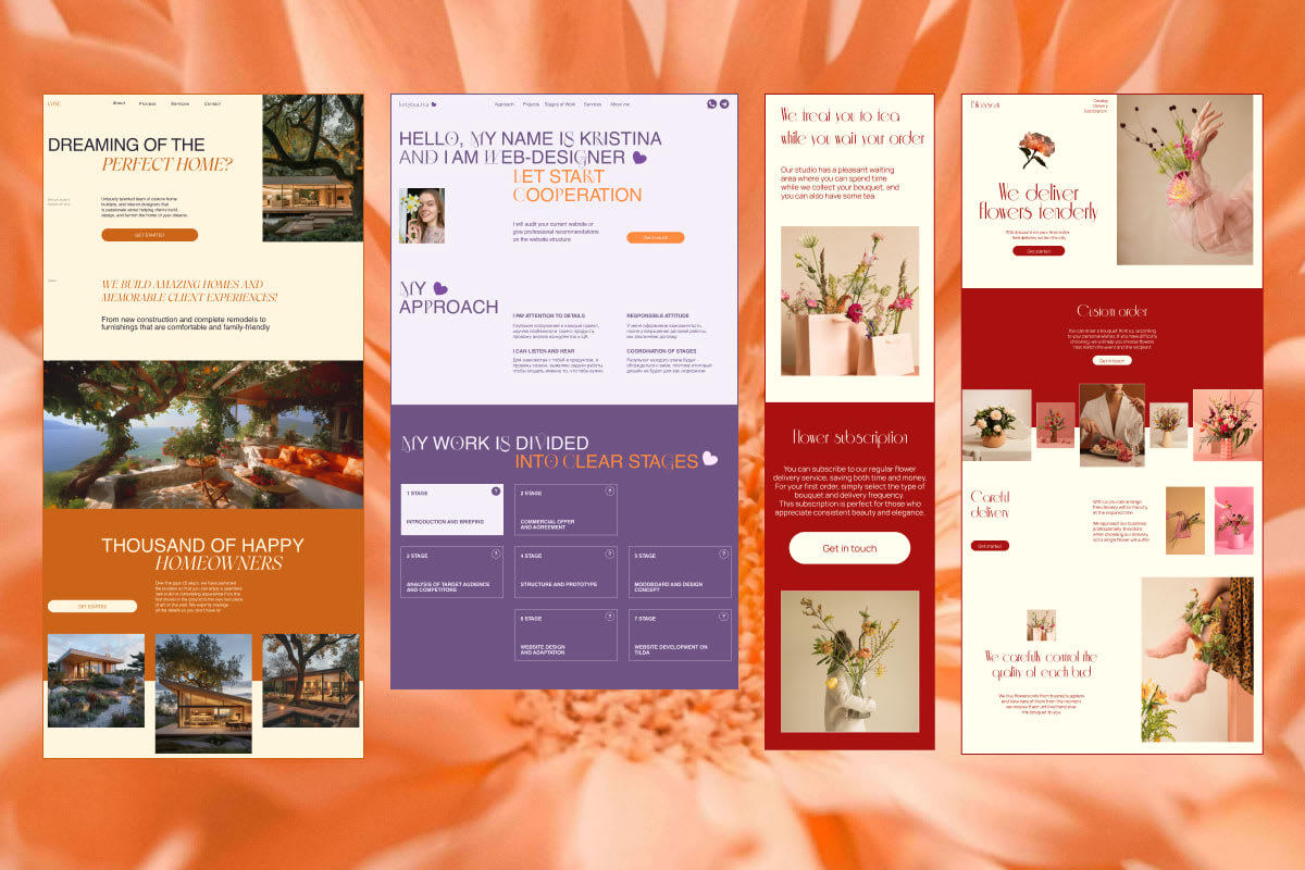 Portfolio for web-designer