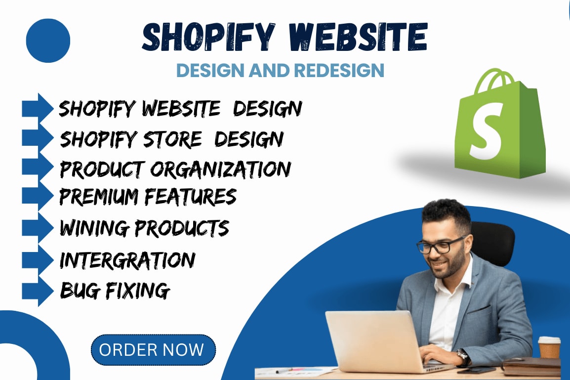 Portfolio for Build and set up shopify web store