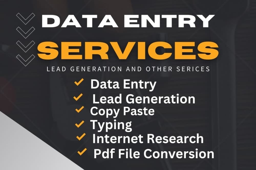 Portfolio for Data Entry And  Lead Generations