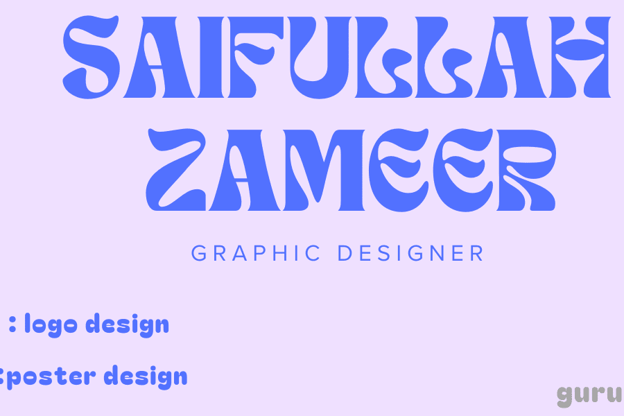 Portfolio for create logo and poster in 24 hours .