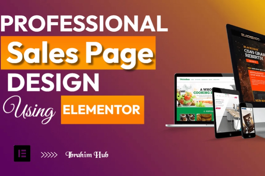 Portfolio for Design of a High Converting Sales Page