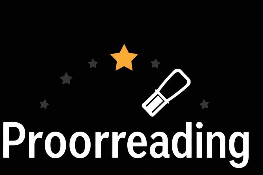 Portfolio for Proofreader and editor