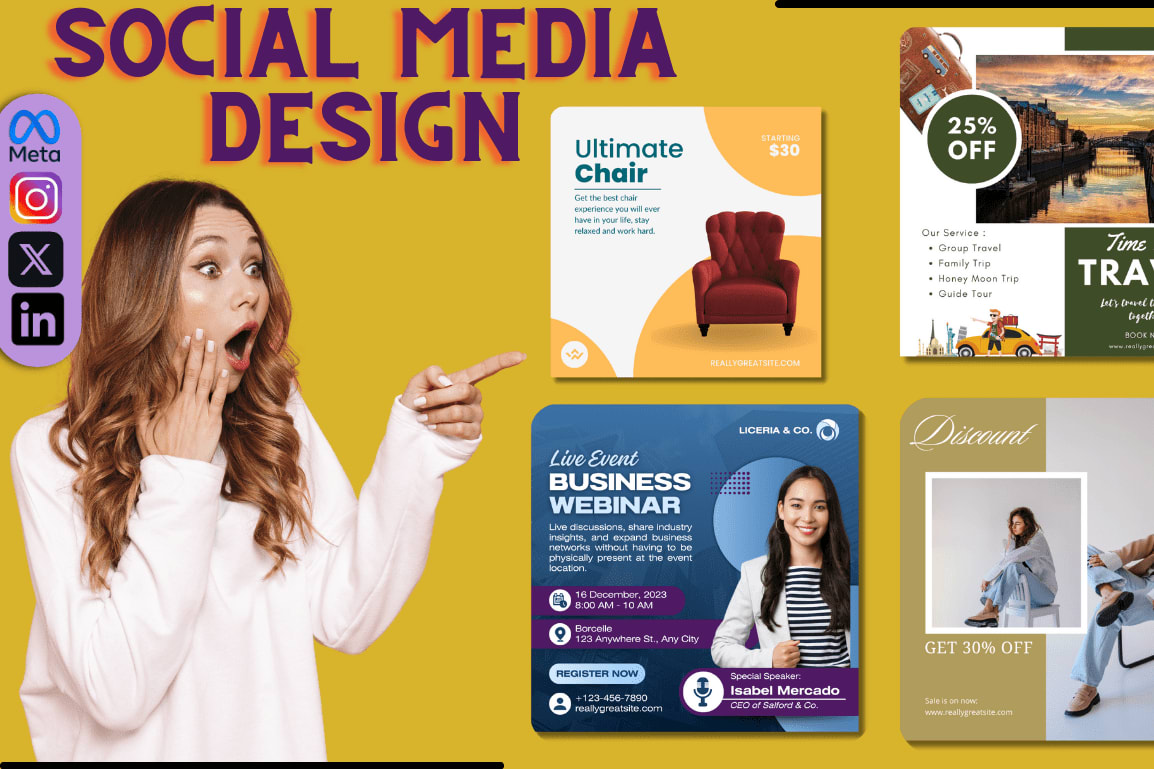 Portfolio for graphic designer