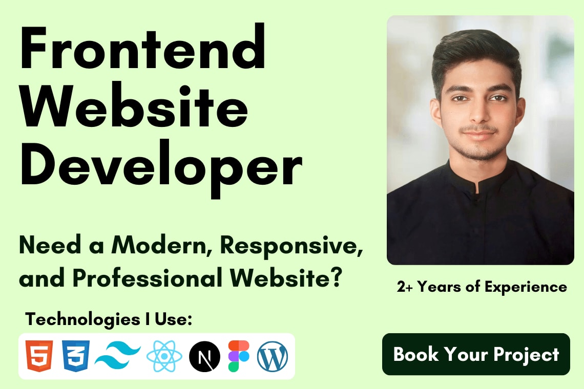 Portfolio for Frontend Website Developer