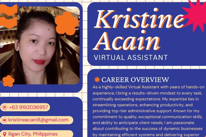 Portfolio for Virtual Assistant