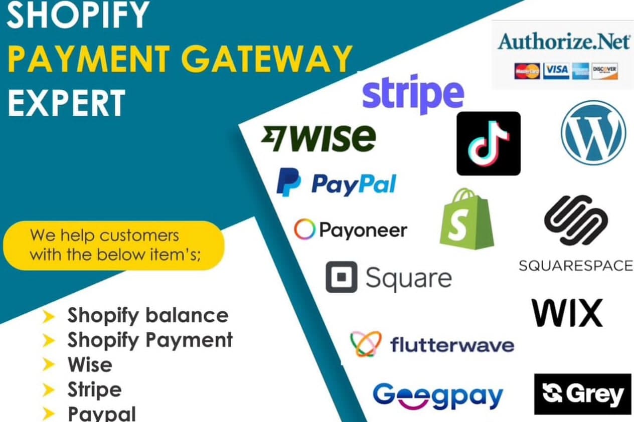 Portfolio for PAYPAL, STRIPE, PAYONEER, SQUAREUP, GRAY
