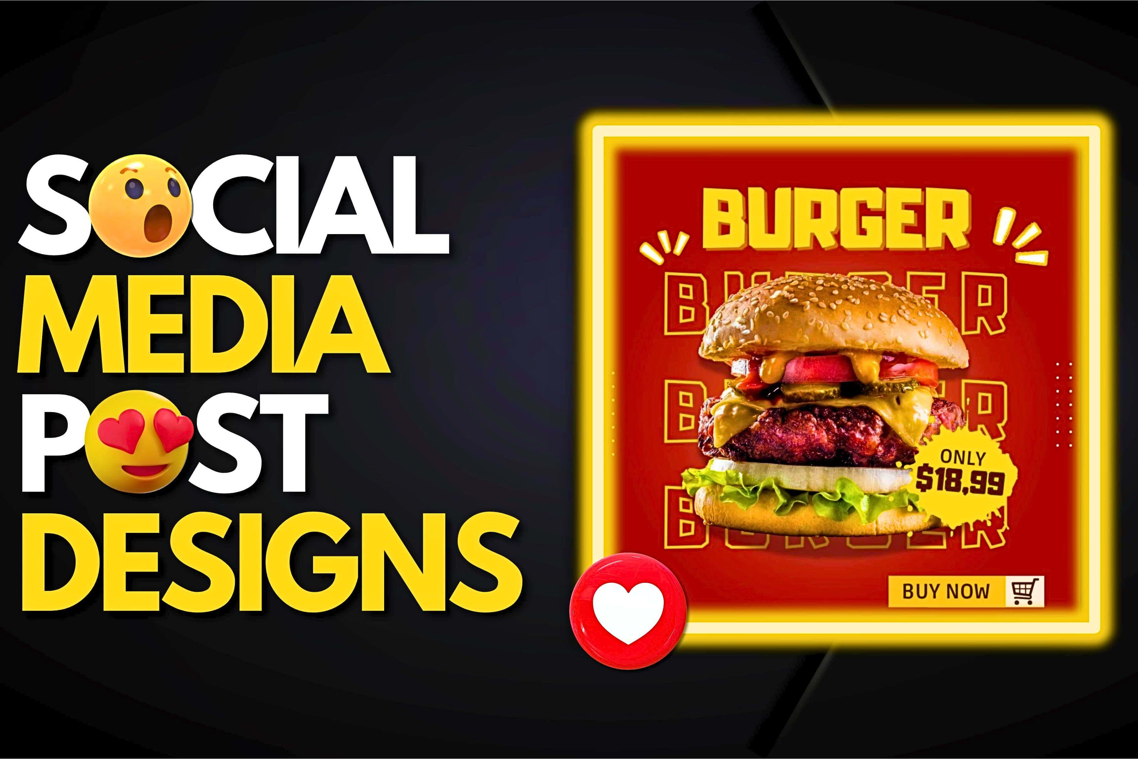 Portfolio for Social Media Post Design, Ad Design