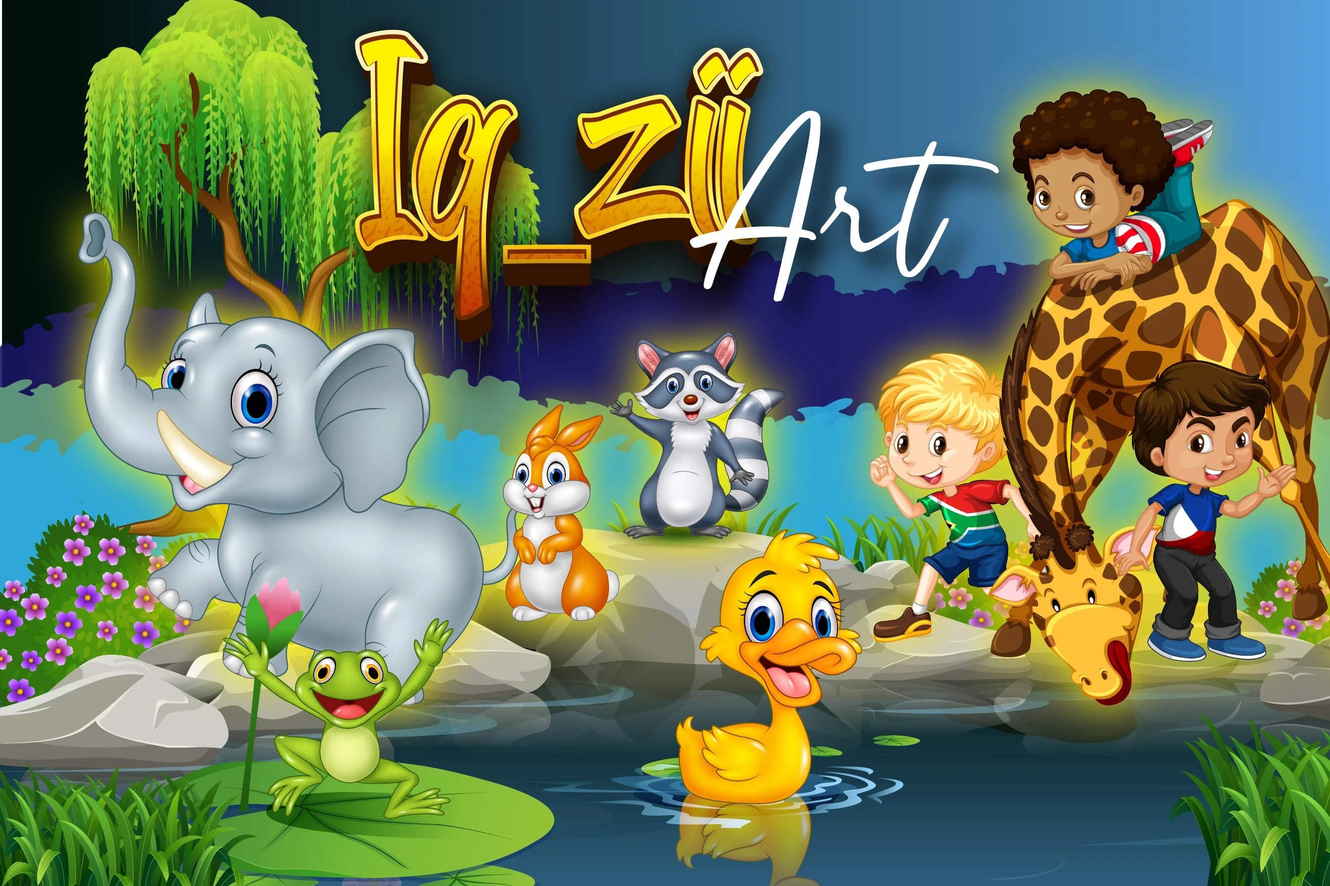 Portfolio for storybook illustration