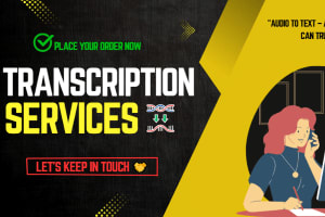 Portfolio for Transcription, Typing and Editing Docs