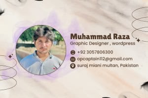 Portfolio for Graphic Designer and  Wordpress