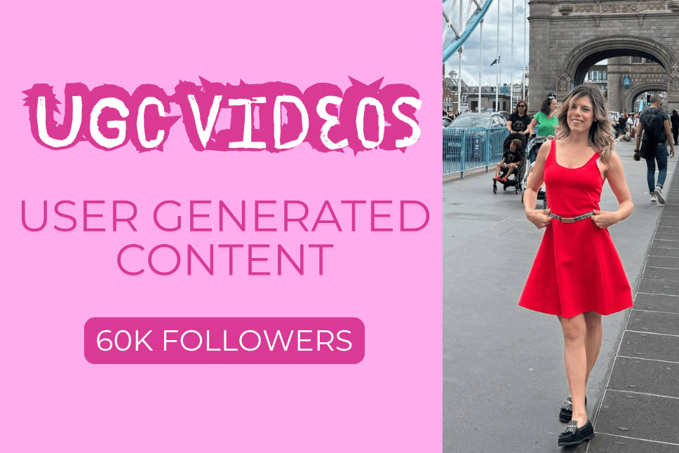Portfolio for Ugc content creator for your brand