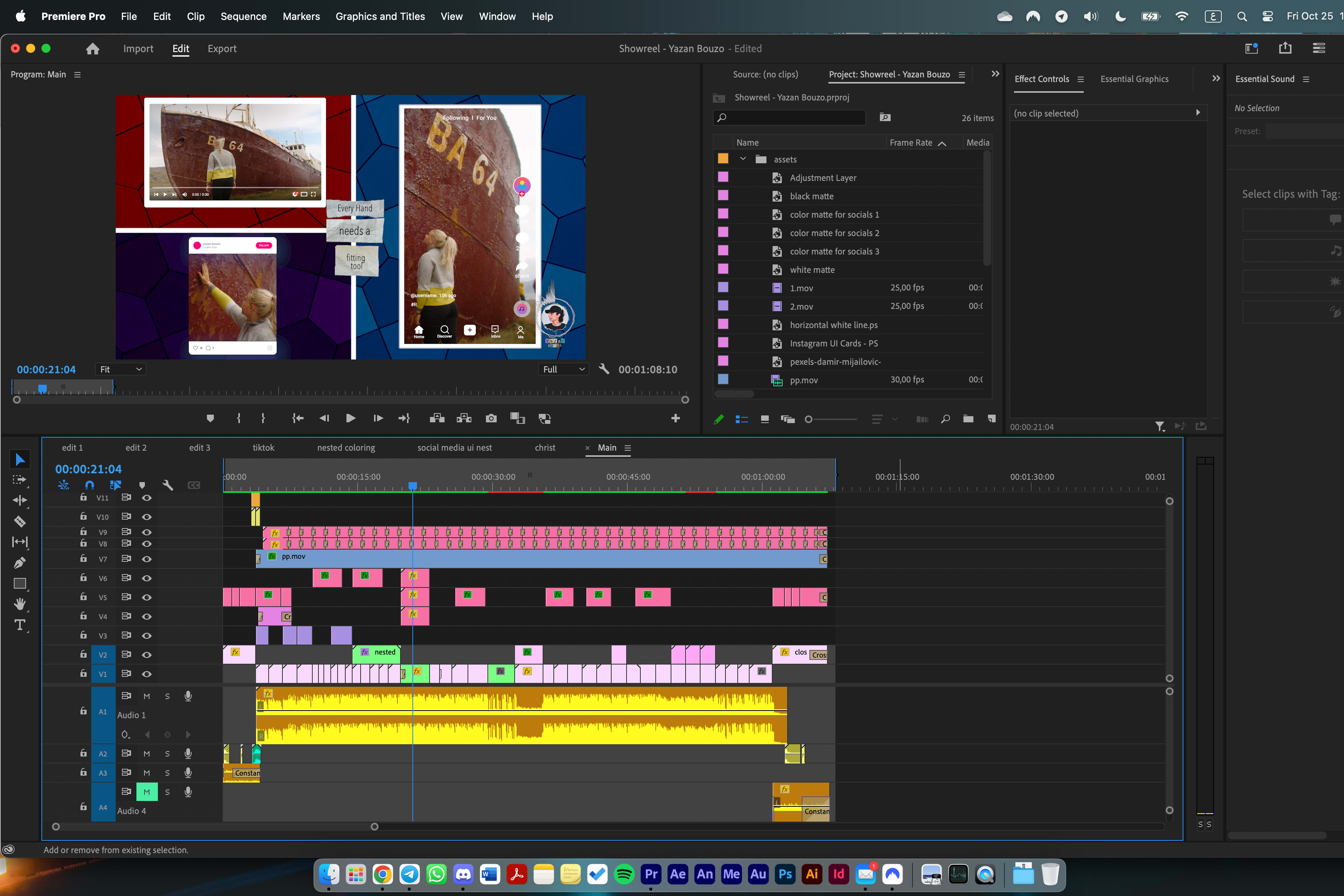 Portfolio for Video Editing