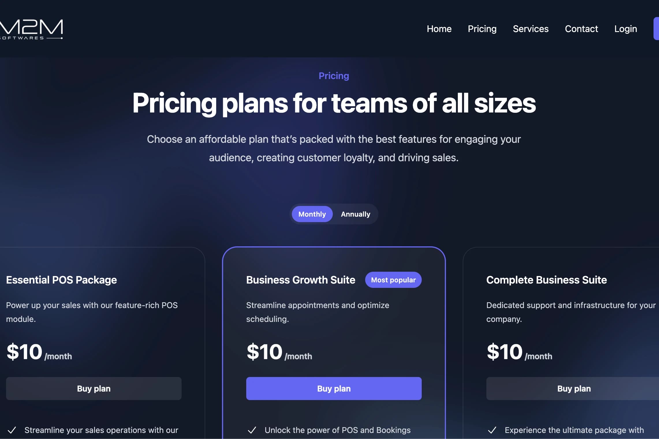 Portfolio for MERN Stack SAAS development