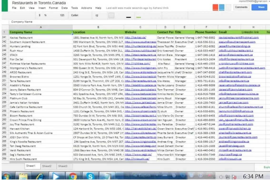 Portfolio for data entry professional