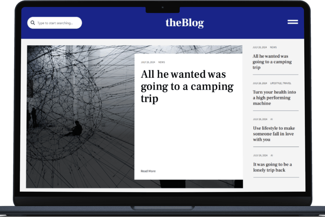 Portfolio for Website development using WordPress