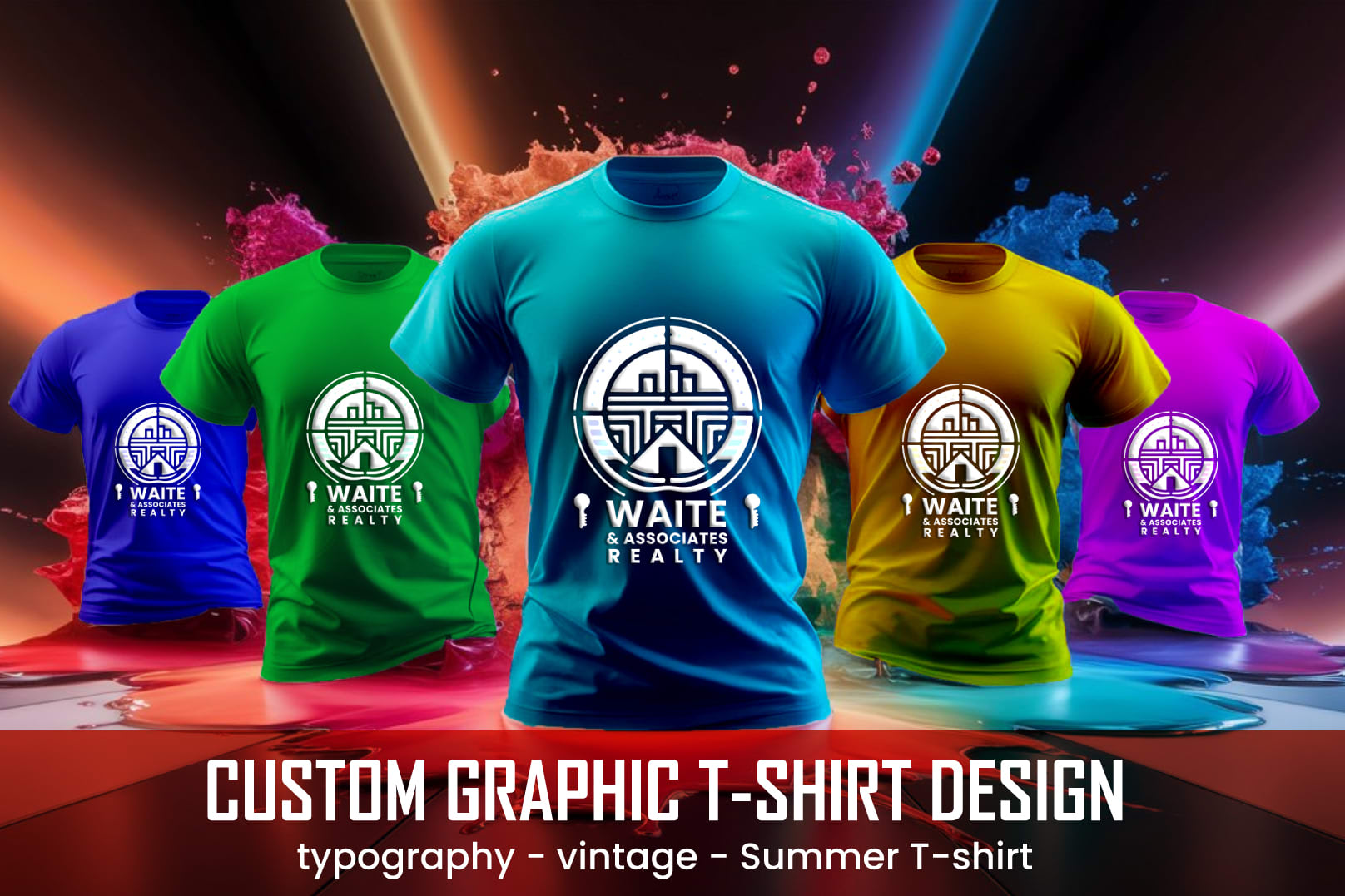 Portfolio for custom t shirt, vintage t-shirt