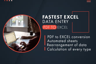 Portfolio for Data entry